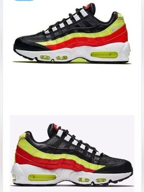 Nike Air Max 95 'Neon Red' (style code 307960-019) sneakers size 9